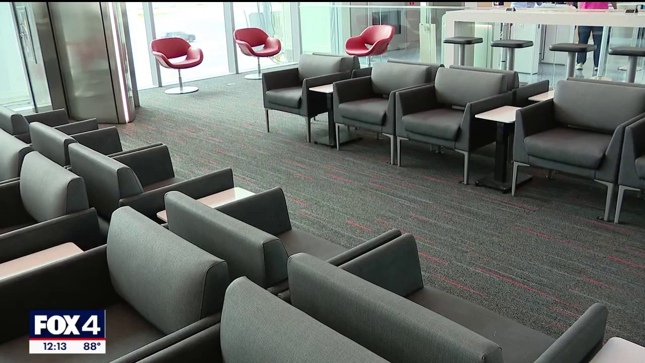 DFW Airport opens new gates with luxury seating