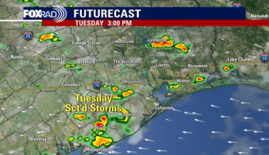 Houston weather: Humid, hot Monday; increased storm chances this week