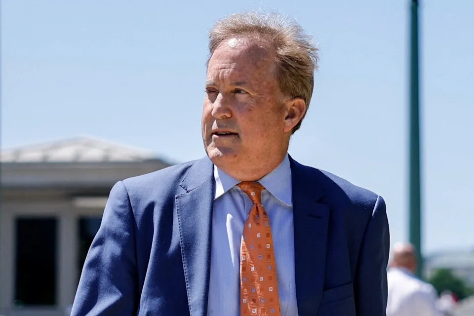 A new poll shows that Texas Attorney General Ken Paxton is locked in a neck-and-neck race with Democratic state legislator James Talarico. (Reuters)
