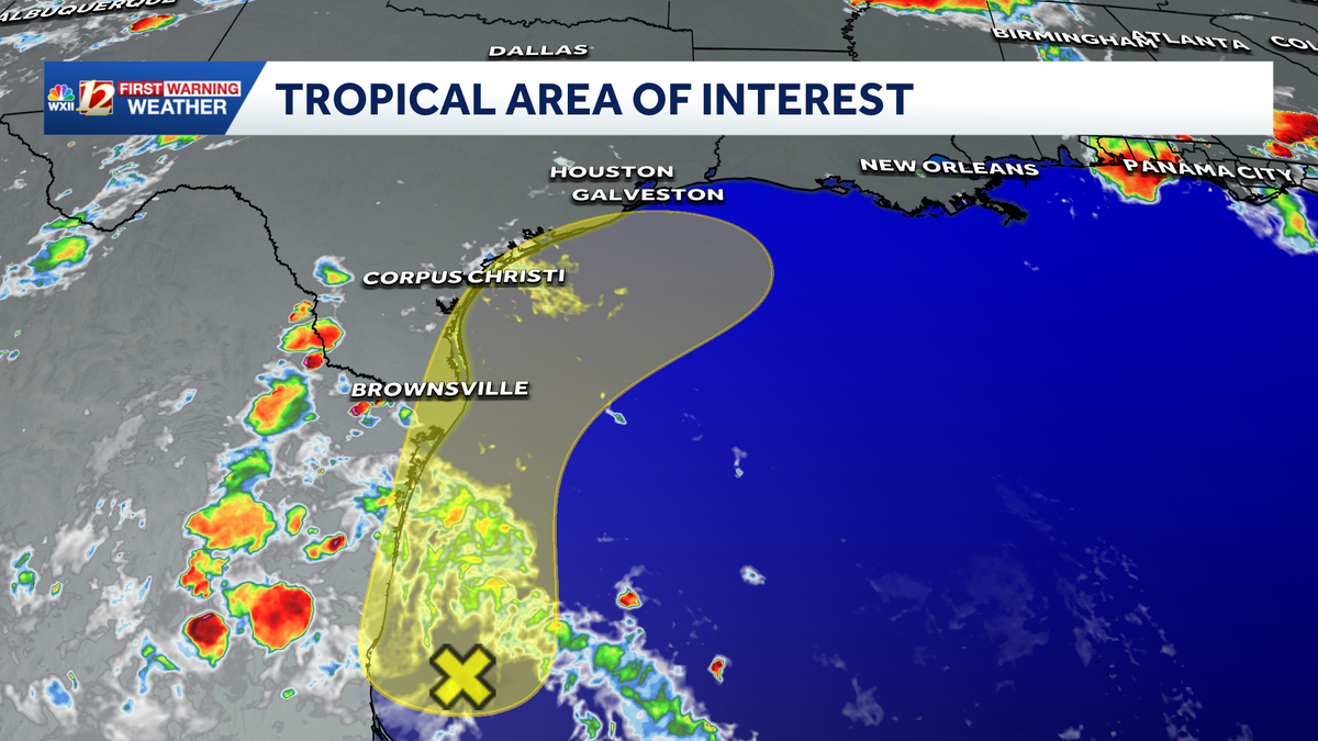 Monitoring tropical possbilities along the Texas Gulf coast