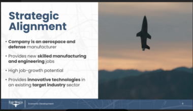 Fort Worth in running for $74M drone factory with up to 1,000 jobs