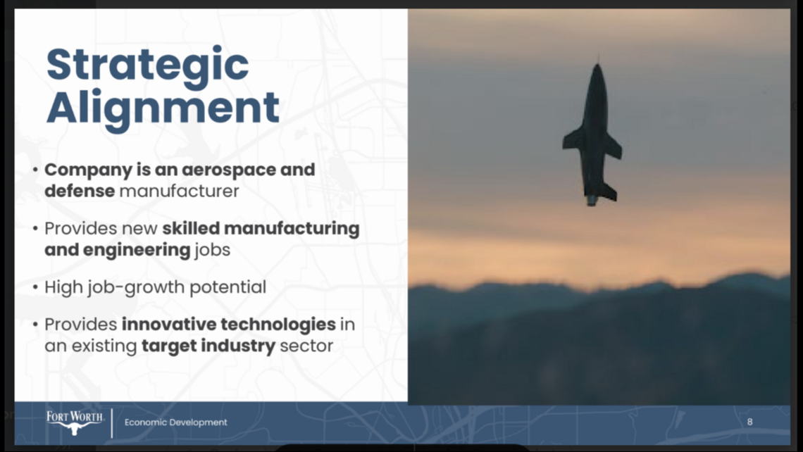 Fort Worth in running for $74M drone factory with up to 1,000 jobs