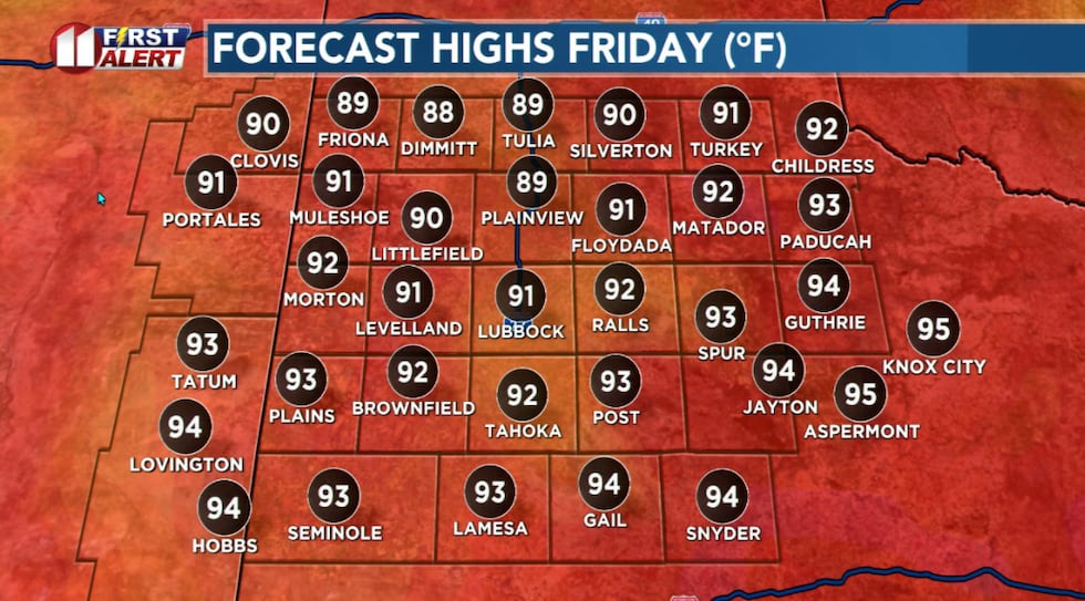Not as hot, with highs near average for mid-June.