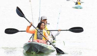 Heroes on the Water host kayak fishing day in Santo for military, first responders | Mineral-wells