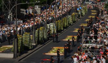 More than 1 million people flood Madrid streets to see Pope Leo XIV and flower-carpeted procession | Ap