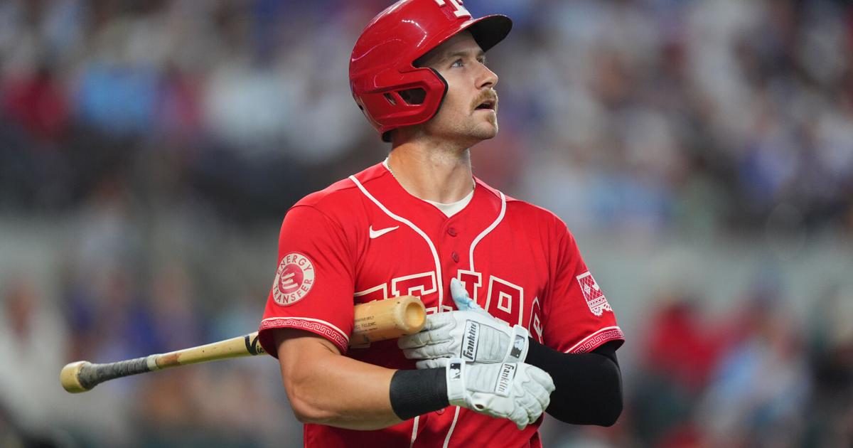 Former top prospect Jarred Kelenic takes his latest big league swing with the Texas Rangers | National Sports