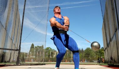 Texas Tanner doubles up with discus, hammer wins at Iron Wood Classic