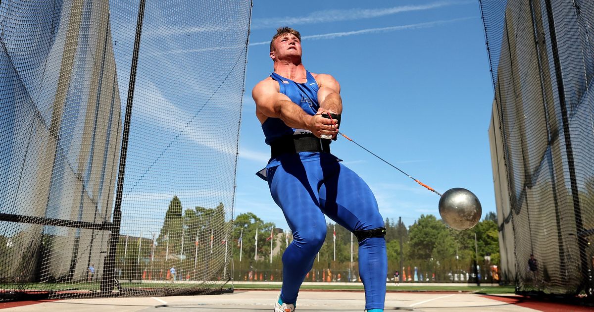 Texas Tanner doubles up with discus, hammer wins at Iron Wood Classic