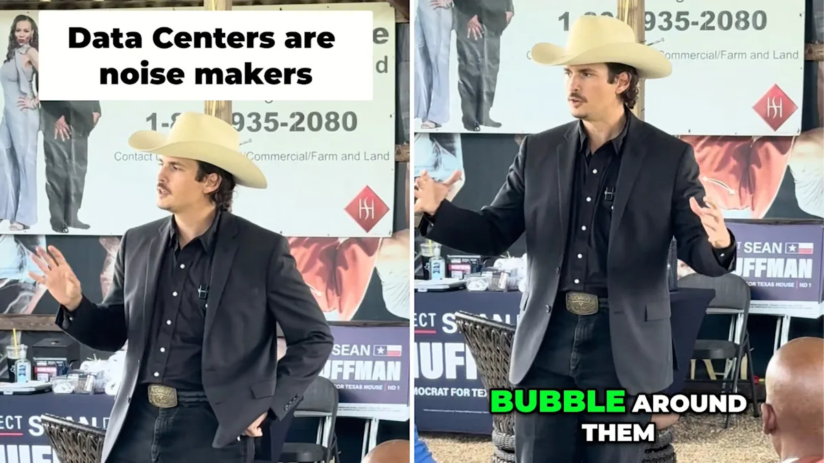 Texas farmer warns that AI data centers create nonstop noise that can carry for miles
