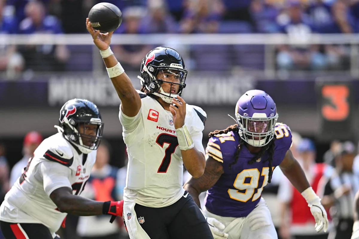 Houston Texans QB C.J. Stroud Prepares for His Turn