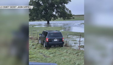 Heavy rainfall overnight creates hazardous road conditions across Central Texas