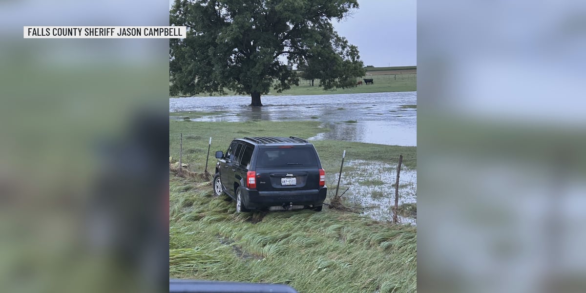 Heavy rainfall overnight creates hazardous road conditions across Central Texas