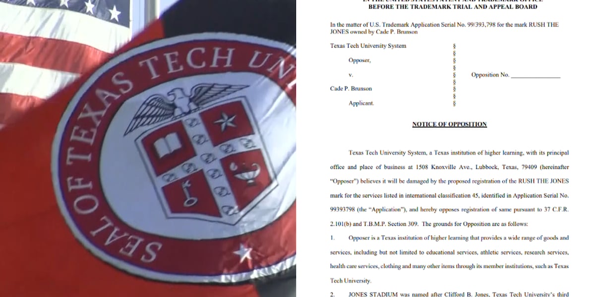 Texas Tech student sued by TTU System over trademark infringement