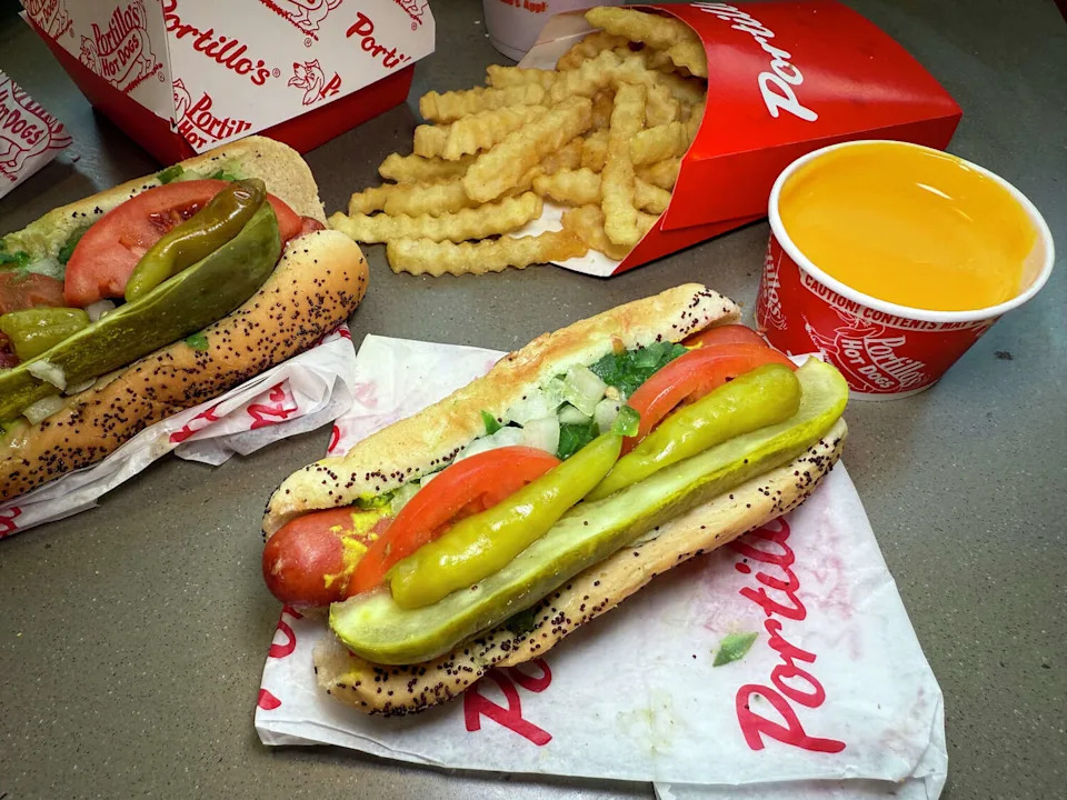 The Chicago fast food chain Portillo's has opened its first restaurant in the San Antonio area in Schertz. With more than 100 locations nationwide, Portillo's is famous for Italian beef sandwiches and Chicago-style hot dogs. (Mike Sutter/San Antonio Express-News)