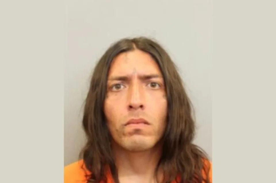 Anthony Cerda, 34, has been accused of breaking into a 90-year-old man’s Texas home and stabbing him to death with a screwdriver (Houston Police)