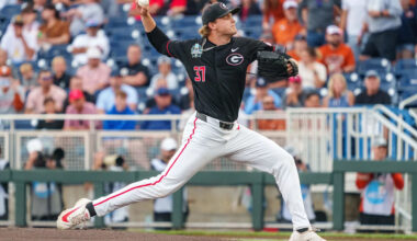 Men’s College World Series: Joey Volchko dominates as Georgia knocks off Texas