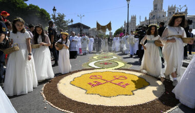 1.2 million people join Pope Leo for Corpus Christi in Spain - Vatican - Chicago Catholic