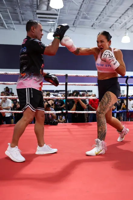 Desley Robinson - 2026 MVPW Open Workouts at Hans Martial Arts Gym in El Paso, Texas Wednesday, May 27, 2026. (Matt Ferris / MVP)