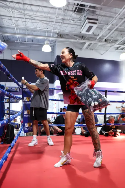 Desley Robinson - 2026 MVPW Open Workouts at Hans Martial Arts Gym in El Paso, Texas Wednesday, May 27, 2026. (Matt Ferris / MVP)