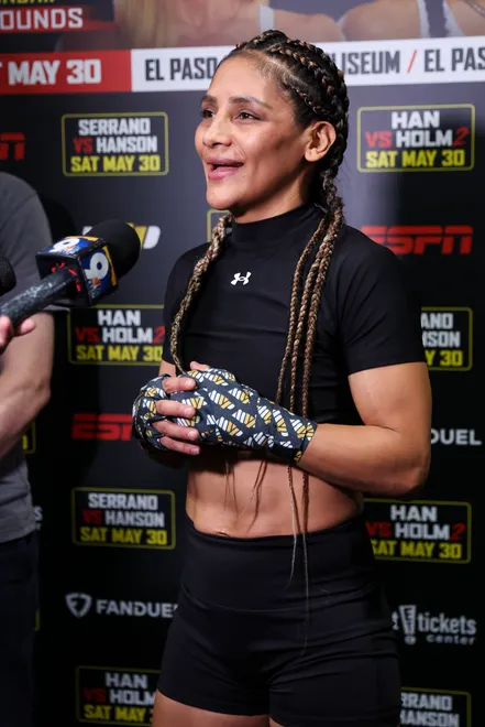 Lourdes Juarez- 2026 MVPW Open Workouts at Hans Martial Arts Gym in El Paso, Texas Wednesday, May 27, 2026. (Matt Ferris / MVP)