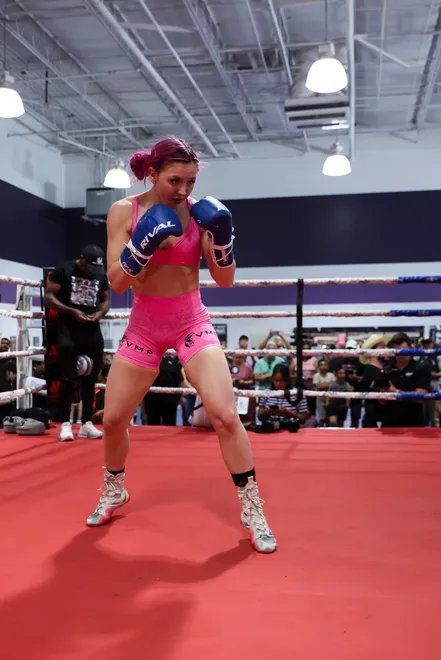 Cheyenne Hanson - 2026 MVPW Open Workouts at Hans Martial Arts Gym in El Paso, Texas Wednesday, May 27, 2026. (Matt Ferris / MVP)