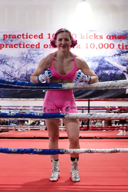 Cheyenne Hanson - 2026 MVPW Open Workouts at Hans Martial Arts Gym in El Paso, Texas Wednesday, May 27, 2026. (Matt Ferris / MVP)