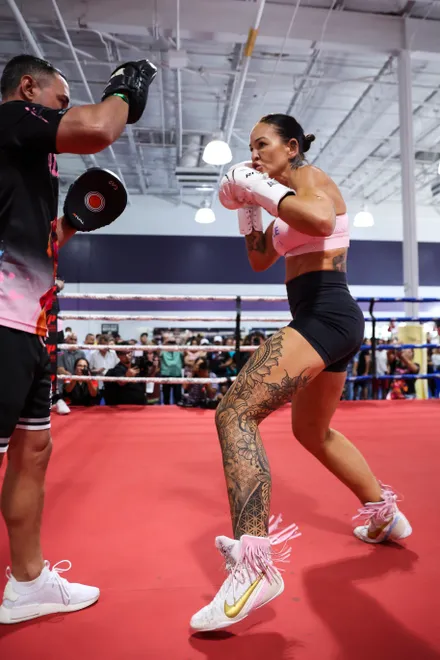 Desley Robinson - 2026 MVPW Open Workouts at Hans Martial Arts Gym in El Paso, Texas Wednesday, May 27, 2026. (Matt Ferris / MVP)