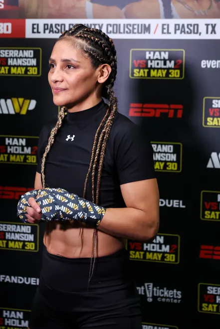 Lourdes Juarez- 2026 MVPW Open Workouts at Hans Martial Arts Gym in El Paso, Texas Wednesday, May 27, 2026. (Matt Ferris / MVP)