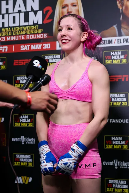 Cheyenne Hanson - 2026 MVPW Open Workouts at Hans Martial Arts Gym in El Paso, Texas Wednesday, May 27, 2026. (Matt Ferris / MVP)
