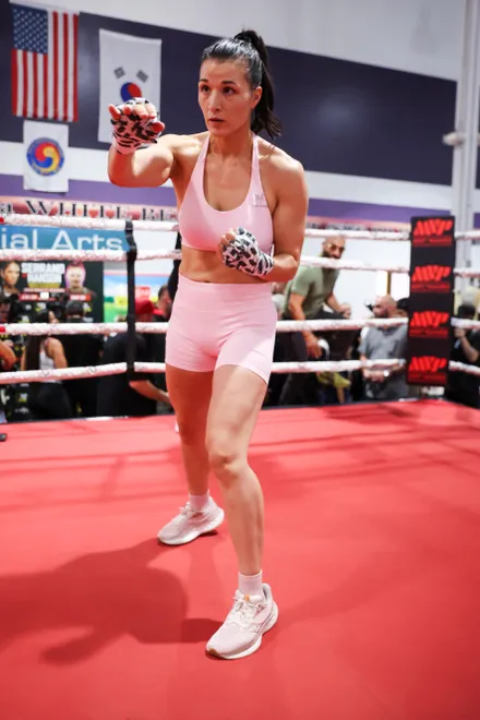 Stephanie Han - 2026 MVPW Open Workouts at Hans Martial Arts Gym in El Paso, Texas Wednesday, May 27, 2026. (Matt Ferris / MVP)