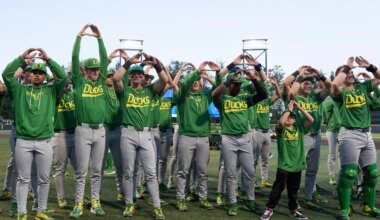 Oregon needs to win two straight at Texas in order to advance to MCWS
