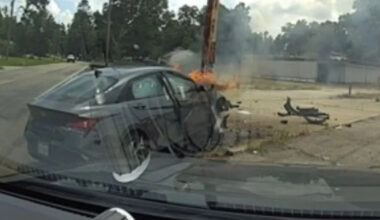 Texas Teen Flees From Officers in Stolen Car, Pursuit Ends in Fiery Crash