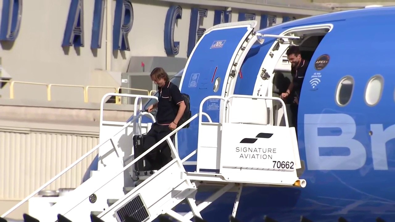 FULL: Croatian soccer team lands in Dallas
