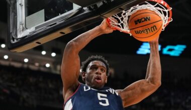 UConn's Tarris Reed Jr. was welcomed to San Antonio this week