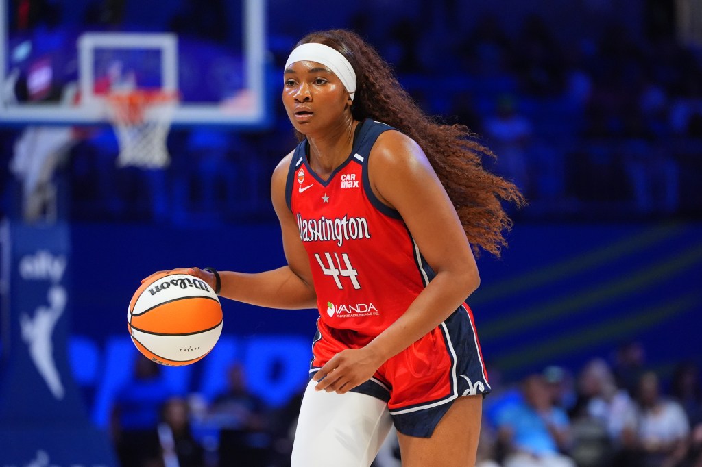 Kiki Iriafen’s late layup lifts the Mystics past Liberty