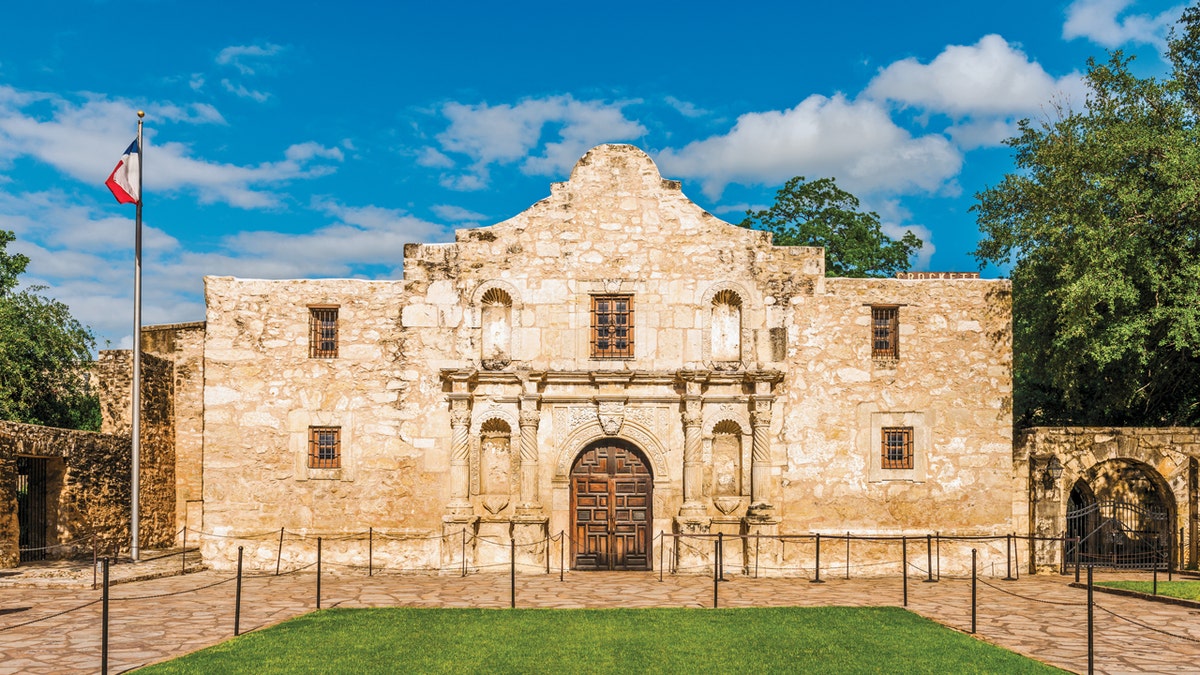This is a 2024 view of the Alamo in San Antonio, Texas.