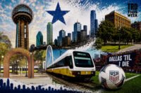 Reunion Tower, Historic West End, Dealey Plaza and the DART train