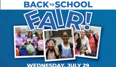 Back to School Fair July 29