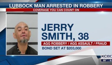 Lubbock man arrested after robbery, gun threats at convenience store