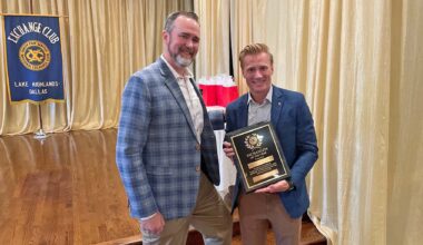 Exchange Club presents rare 'golden' honor