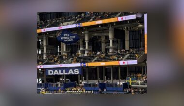 FIFA Installs Curtains At Dallas Stadium For World Cup