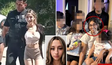 Sickening footage shows Texas sisters Cookie and Kitty grin as they're busted for hacking young mom of 5 to death
