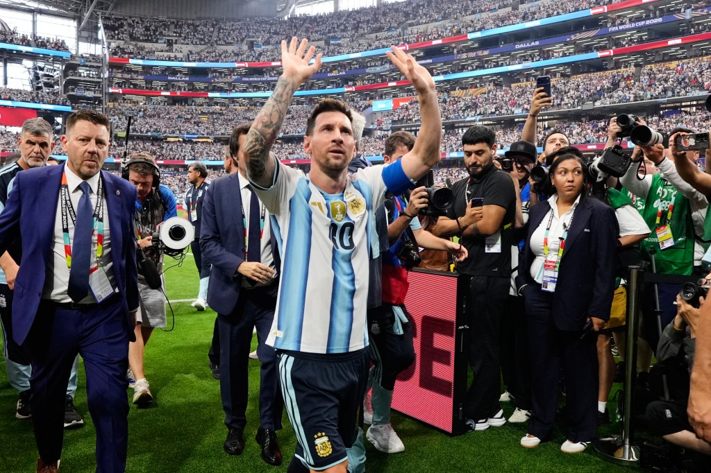 Lionel Messi breaks World Cup scoring record