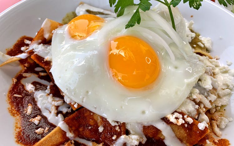Chilaquiles at El Naranjo