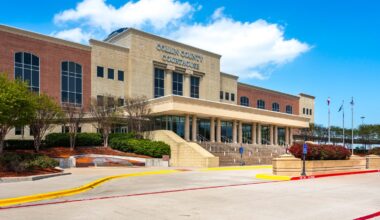 Collin County courthouse in McKinney Texas