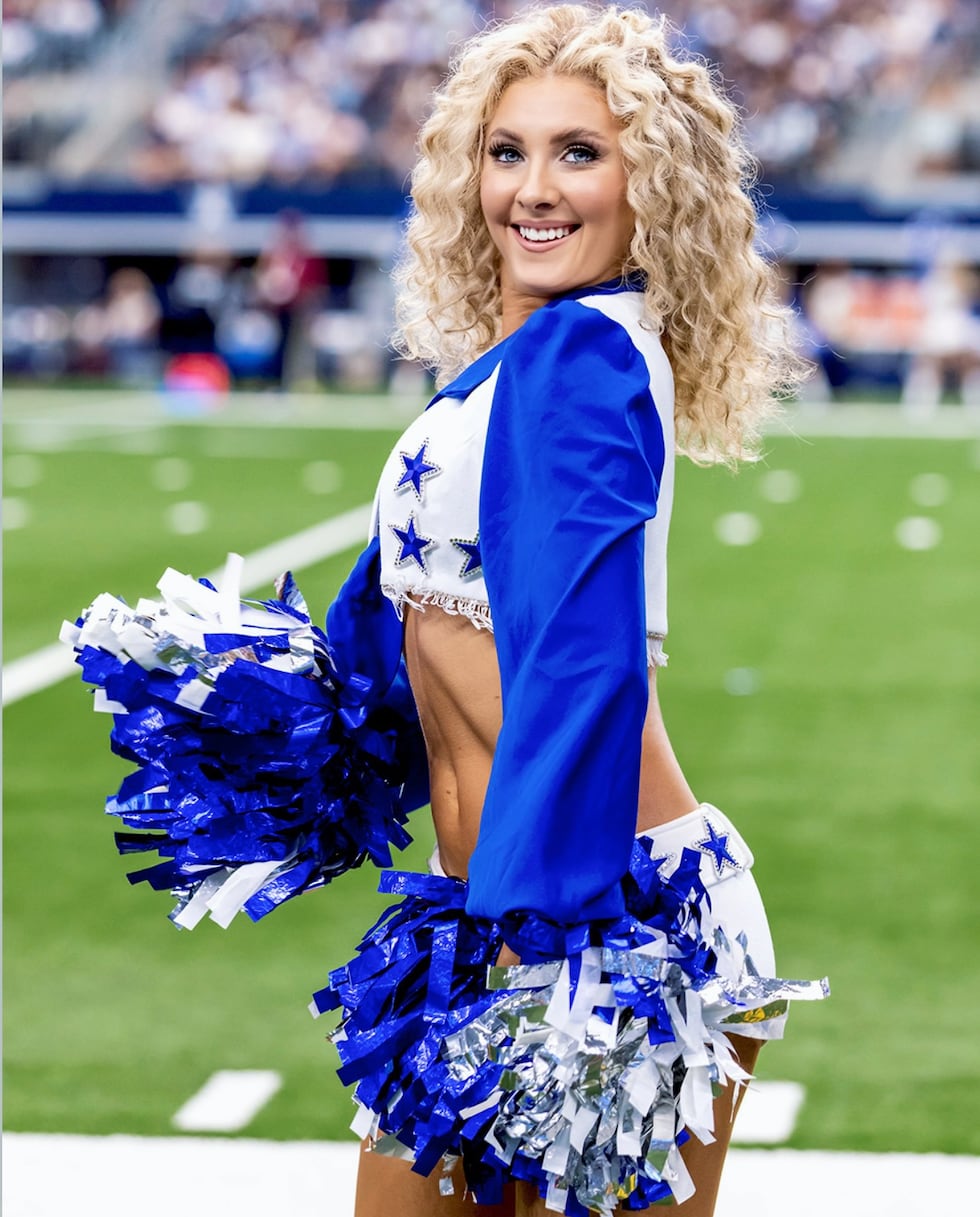 Sophia is thankful for the opportunities she's had through the Dallas Cowboys cheerleading team.