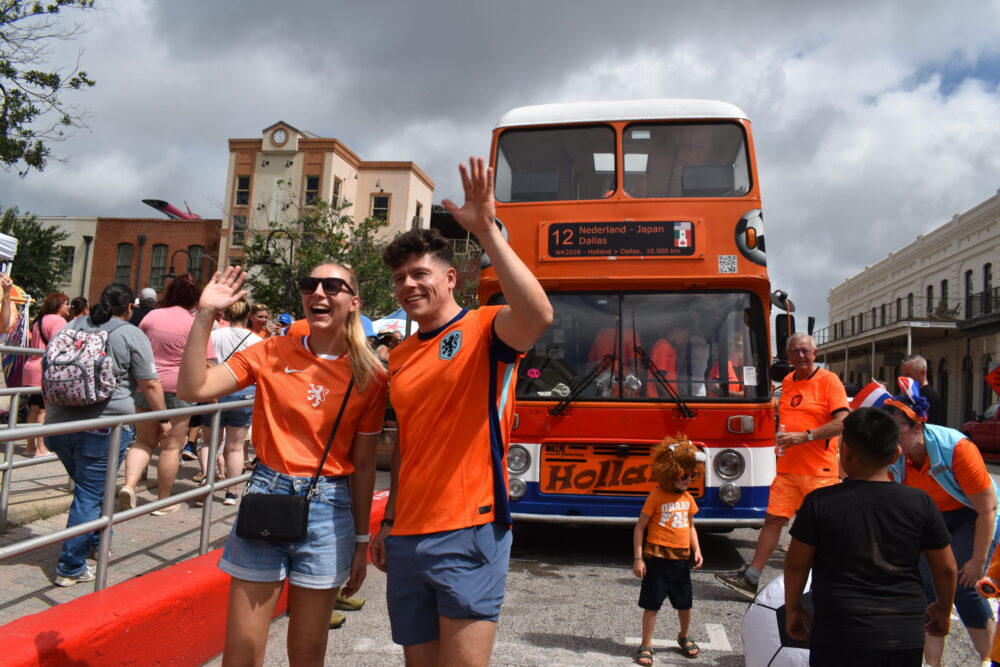 Dutch Orange Bus