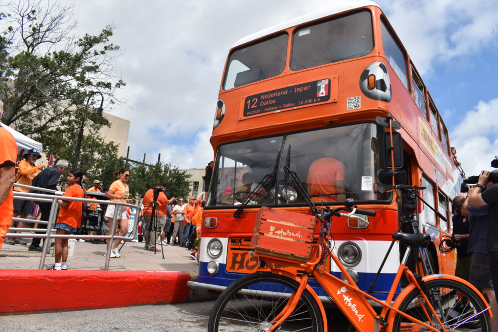 Dutch Orange Bus