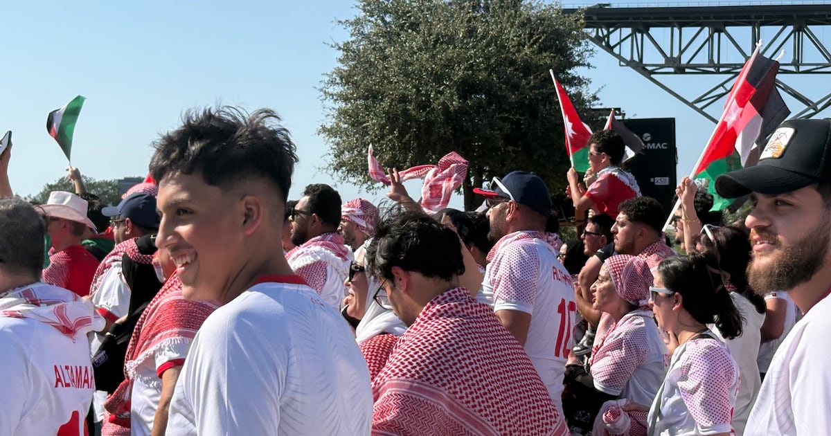 Jordan fans take pride in country's World Cup debut