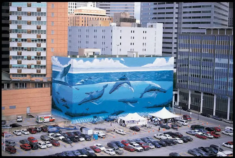 Wyland and his marine conservation non-profit the Wyland Foundation noted in a statement that celebrating the major international sporting event shouldn’t come at the expense of public art (Wyland Foundation)